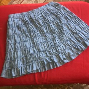 Lands End Kids Ruffle skirt w liner, like new!